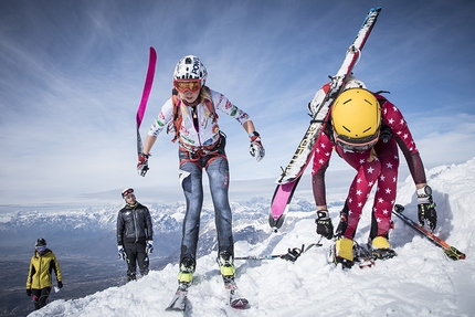 Transcavallo 2018, Alpago, scialpinismo - Durante la 35° gara di scialpinismo Transcavallo