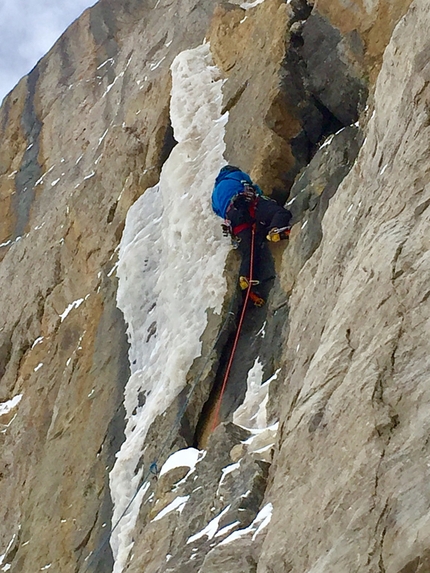 Ice climbed at Jackson Hole Skiing Paradise