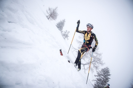 Transcavallo 2018, Alpago, scialpinismo - Durante la terza tappa della 35° gara di scialpinismo Transcavallo