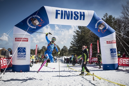 Campionati Europei di scialpinismo: Robert Antonioli e Axelle Mollaret vincono la Individual Race. Tutti i risultati dai pendii dell'Etna