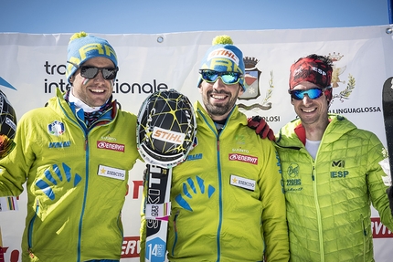 Trofeo Internazionale dell'Etna - European Ski Mountaineering Championships - Individual Race of the European Ski Mountaineering Championships: 2. Michele Boscacci 1. Robert Antonioli 3. Kilian Jornet Burgada