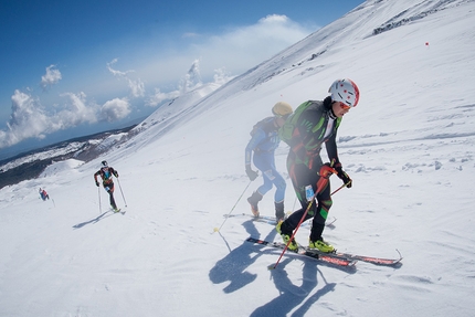 Trofeo Internazionale dell'Etna - European Ski Mountaineering Championships - Individual Race of the European Ski Mountaineering Championships on the South Face of Etna, Sicily