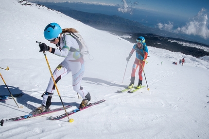 Trofeo Internazionale dell'Etna - European Ski Mountaineering Championships - Individual Race of the European Ski Mountaineering Championships on the South Face of Etna, Sicily