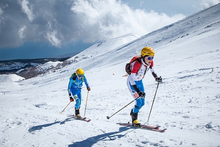 Trofeo Internazionale dell'Etna - European Ski Mountaineering Championships - Individual Race of the European Ski Mountaineering Championships on the South Face of Etna, Sicily