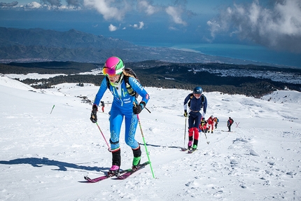 Trofeo Internazionale dell'Etna - European Ski Mountaineering Championships - Individual Race of the European Ski Mountaineering Championships on the South Face of Etna, Sicily