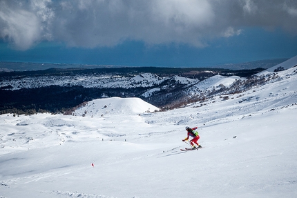 Trofeo Internazionale dell'Etna - European Ski Mountaineering Championships - Individual Race of the European Ski Mountaineering Championships on the South Face of Etna, Sicily