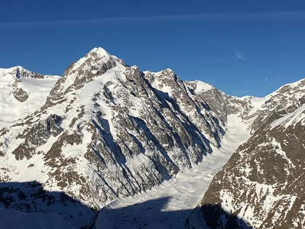 Denis Trento, Petit Mont Blanc, Monte Bianco, Bonatti, Aigle - Denis Trento Petit Mont Blanc: Miage
