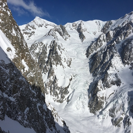 Denis Trento, Petit Mont Blanc, Monte Bianco, Bonatti, Aigle - Denis Trento Petit Mont Blanc: Piton des Italiens