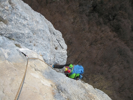 Monte Pubel, Valsugana - X sempre X Monte Pubel: uscita dal quarto tiro