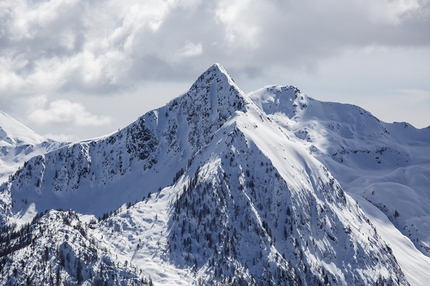 Val Tartano scialpinismo - Monte Foppone in Val Tartano, il suo versante nordovest