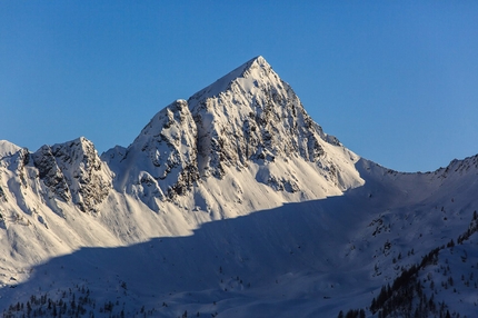 Val Tartano scialpinismo - Pizzo Scala in Val Tartano, versante nord