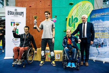 Coppa Italia Paraclimb - Coppa Italia Paraclimb Outdoor Expo Bologna: 2. Lorenzo Major 1. Gian Matteo Ramini 3. Antonio Trevisani