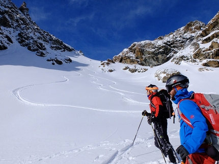 Valle Orsera, Valmalenco, Mario Vannuccini - Valle Orsera scialpinismo: 'serpentine' tra le serpentine