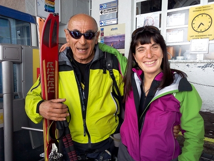 La guida alpina e il suo cliente - Alberto e Anna Torretta