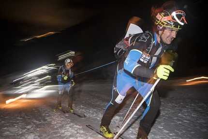 Sellaronda Skimarathon 2018, Dolomites - During the Sellaronda Skimarathon 2018, Dolomites