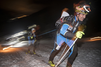 Sellaronda Skimarathon 2018, Dolomites - During the Sellaronda Skimarathon 2018, Dolomites