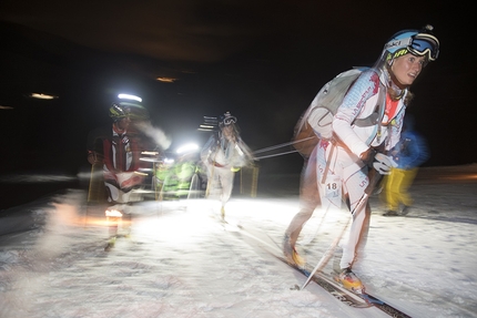 Sellaronda Skimarathon 2018, Dolomiti - Durante la 23° edizione del Sellaronda Skimarathon: Margit Zulian & Paola Gelpi 