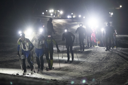 Sellaronda Skimarathon 2018, Dolomites - During the Sellaronda Skimarathon 2018, Dolomites