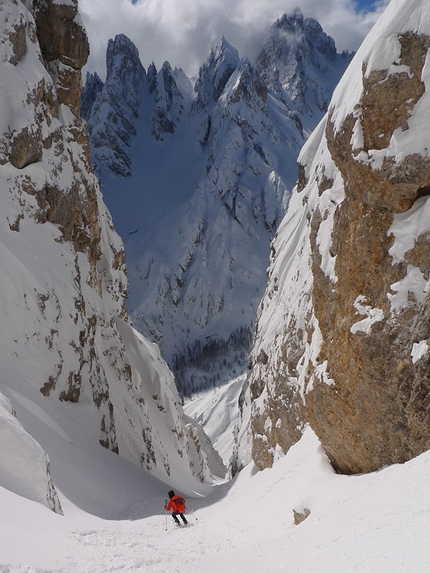 Dolomiti scialpinismo, Cristina Bacci, Angelo Zangrando - Dolomiti scialpinismo: Direttissima Cianpedele, Gruppo dei Cadini di Misurina (Dolomiti di Auronzo)