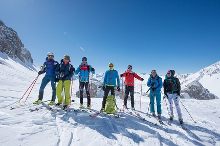 Der Lange Weg, Red Bull - Red Bull Der Lange Weg 2018: Tamara Lunger (ITA), Núria Picas (ESP), Bernhard Hug (SUI), Philipp Reiter (GER), David Wallmann (AUT), Janelle Smiley (USA), Mark Smiley (USA)