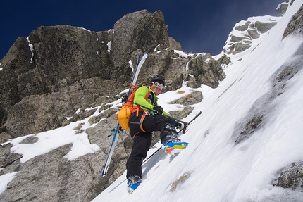 Verdinser Plattenspitze, Daniel Ladurner, Stefan Grüner, Aaron Durogati - Skiing the West Face of Verdinser Plattenspitze (Aaron Durogati, Stefan Grüner, Daniel Ladurner 03/2018)