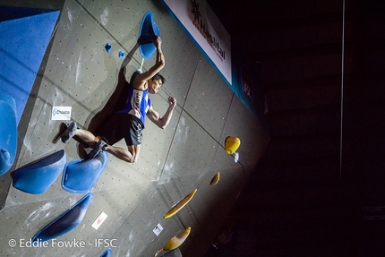 Bouldering World Cup 2018 - Bouldering World Cup 2018 Meiringen Switzerland: Tomoa Narasaki 