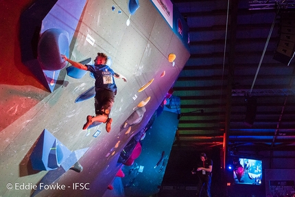 Coppa del Mondo Boulder 2018  - Coppa del Mondo Boulder 2018 Meiringen Svizzera: Manuel Cornu