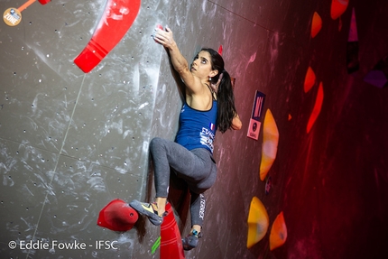 Bouldering World Cup 2018 - Bouldering World Cup 2018 Meiringen Switzerland: Fanny Gibert