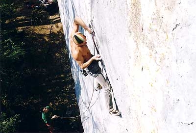 Alessandro Lamberti - Alessandro Jolly Lamberti su Bain de Sang 9a a Saint Loup, Svizzera