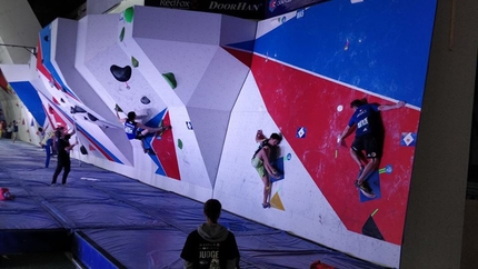 Coppa del Mondo arrampicata Boulder e Speed 2018: Mosca live