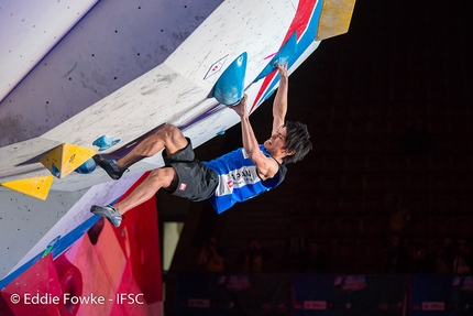 Bouldering World Cup 2018 - Bouldering World Cup 2018 at Moscow: Tomoa Narasaki