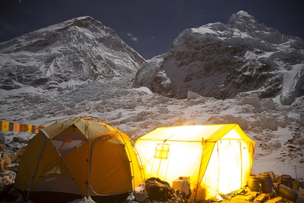 Everest - Lhotse traverse, Sherpa Tenji, Jon Griffith - Everest - Lhotse traverse