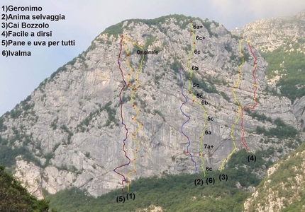 Monte Pizzocolo IVALMA, nuova via d'arrampicata al Lago di Garda
