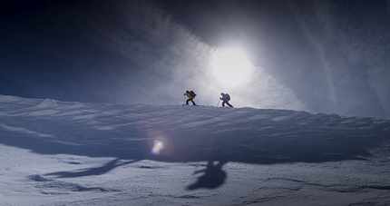 La Promenade, il giro della Valle d'Aosta con gli sci di Shanty Cipolli e Simon Croix