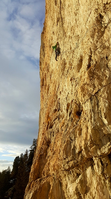 Via Elia, nuova via d'arrampicata sopra Selva di Val Gardena, Dolomiti