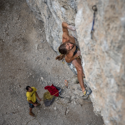 Dolorock Climbing Festival 2018 - Dolorock Climbing Festival: sulla via Herzklopfen, settore Scheeweg