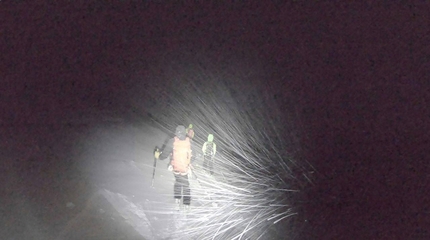 Simon Gietl, Vittorio Messini, Ortler, Lavaredo, Großglockner - Simon Gietl & Vittorio Messini: descending the North Face of Ortler