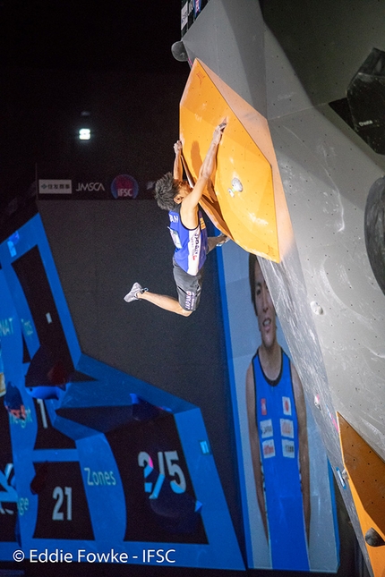 Coppa del Mondo Boulder 2018, Hachioji - Coppa del Mondo Boulder  Hachioji: Tomoa Narasaki