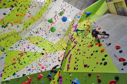 Palestra d'arrampicata Lino Lacedelli, Cortina d'Ampezzo - Durante l'inaugurazione della nuova palestra d'arrampicata Lino Lacedelli a Cortina d'Ampezzo il 02/06/2018