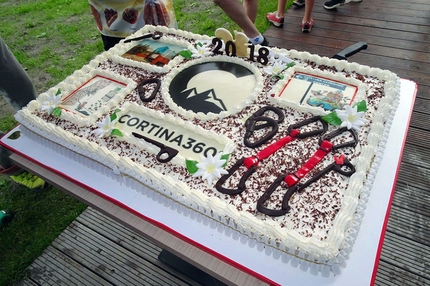 Palestra d'arrampicata Lino Lacedelli, Cortina d'Ampezzo - Durante l'inaugurazione della nuova palestra d'arrampicata Lino Lacedelli a Cortina d'Ampezzo il 02/06/2018