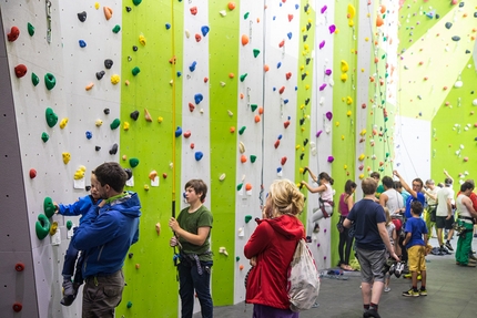 Palestra d'arrampicata Lino Lacedelli, Cortina d'Ampezzo - Durante l'inaugurazione della nuova palestra d'arrampicata Lino Lacedelli a Cortina d'Ampezzo il 02/06/2018