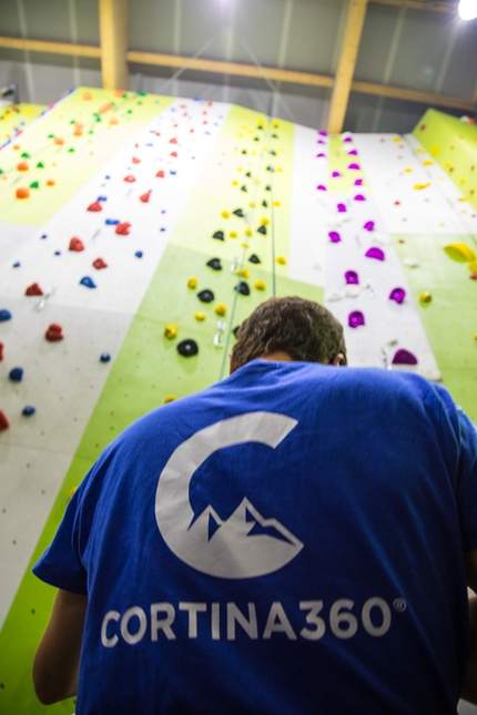 Palestra d'arrampicata Lino Lacedelli, Cortina d'Ampezzo - Durante l'inaugurazione della nuova palestra d'arrampicata Lino Lacedelli a Cortina d'Ampezzo il 02/06/2018