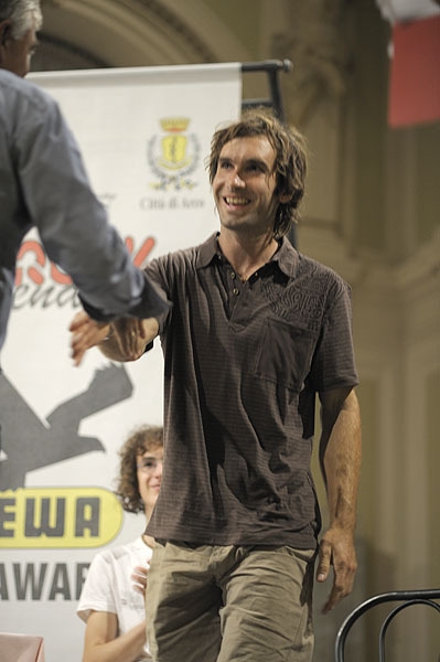 Arco Rock Legends 2009 - Arco Rock Legends 2009 - Chris Sharma, winner of the Salewa Rock Award