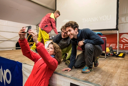 GraMitico 2018, Valle di Daone - Selfie with Adam Ondra and Stefano Gisolfi at GraMitico 2018 in Valle di Daone