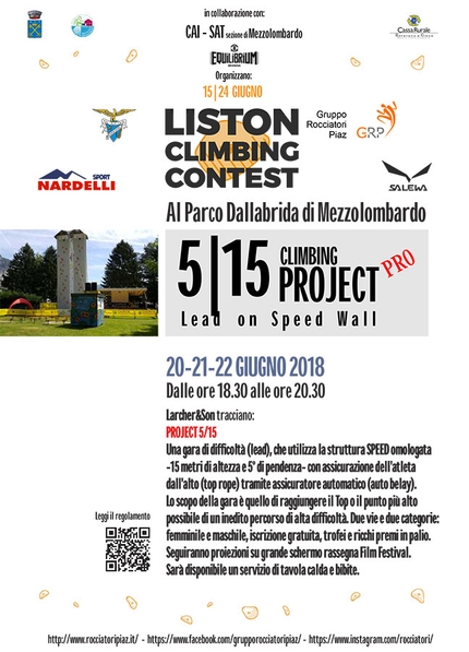 Liston Climbing Contest 2018 - Mezzolombardo - 