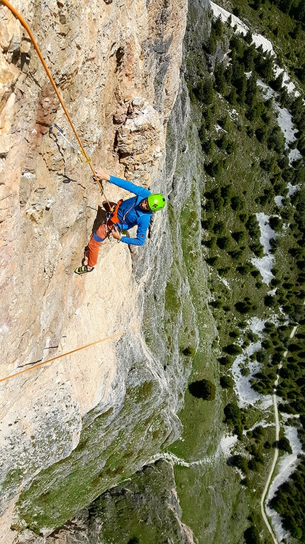 Via Mara, sul Monte Steviola in Vallunga una nuova via d'arrampicata