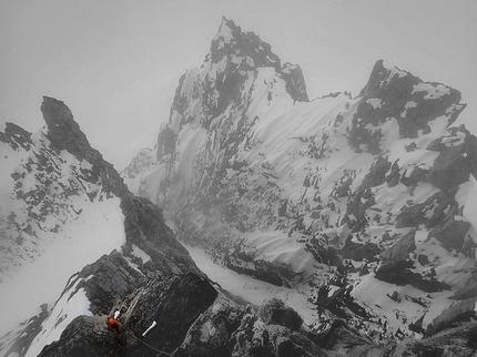 New climbs above Juneau Ice Cap in Alaska by Brette Harrington and Caro North