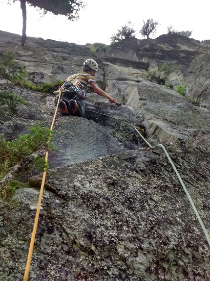 Magic Wood, new trad climb in Swiss bouldering paradise