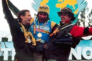 Stéphane Husson - Mauro 'Bubu' Bole, Stephane Husson and Daniel Dulac, Valle di Daone 2001