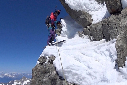 Nant Blanc, Aiguille Verte, Paul Bonhomme, Vivian Bruchez - Nant Blanc Aiguille Verte: la discesa del 19/06/2018 di Paul Bonhomme e Vivian Bruchez